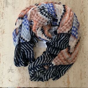 Stella dot globetrotter scarf in sunset